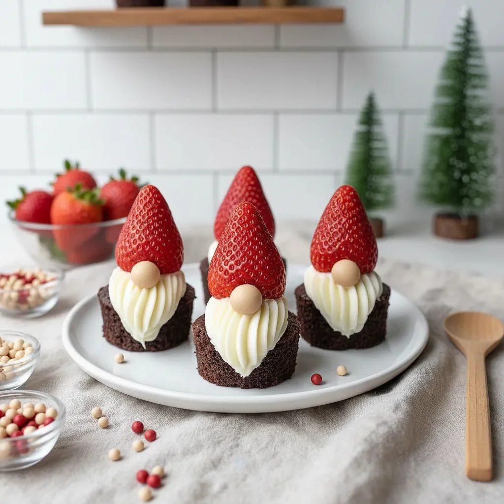 Brownie Bite Wichtel Rezept Einfach – Süße Weihnachtsdessert