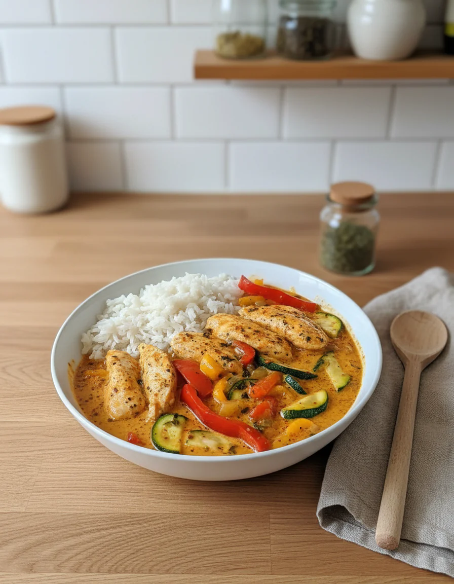 Gefüllte Zucchini mit Quinoa und Gemüse