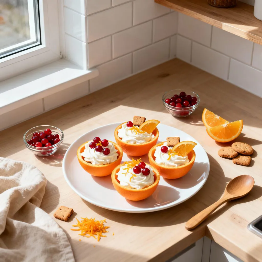 Gefüllte Orangen Rezept – Einfaches Dessert mit Quarkcreme