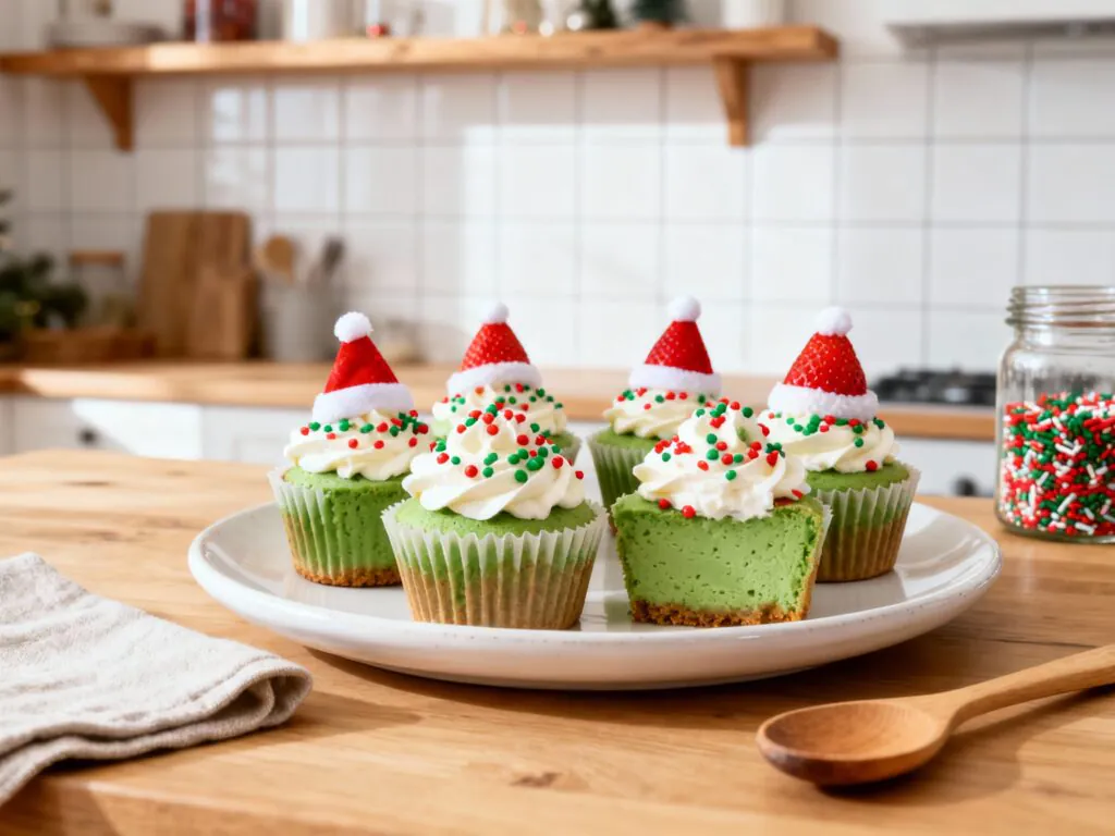Grinch Mini Cheesecakes Rezept – Festliches Weihnachtsdessert Einfach & Schnell