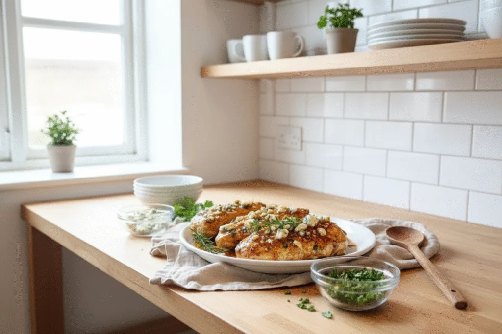 Hot Honey Feta Hähnchen Rezept – Süß-Scharfer Genuss in 30 Minuten rezept