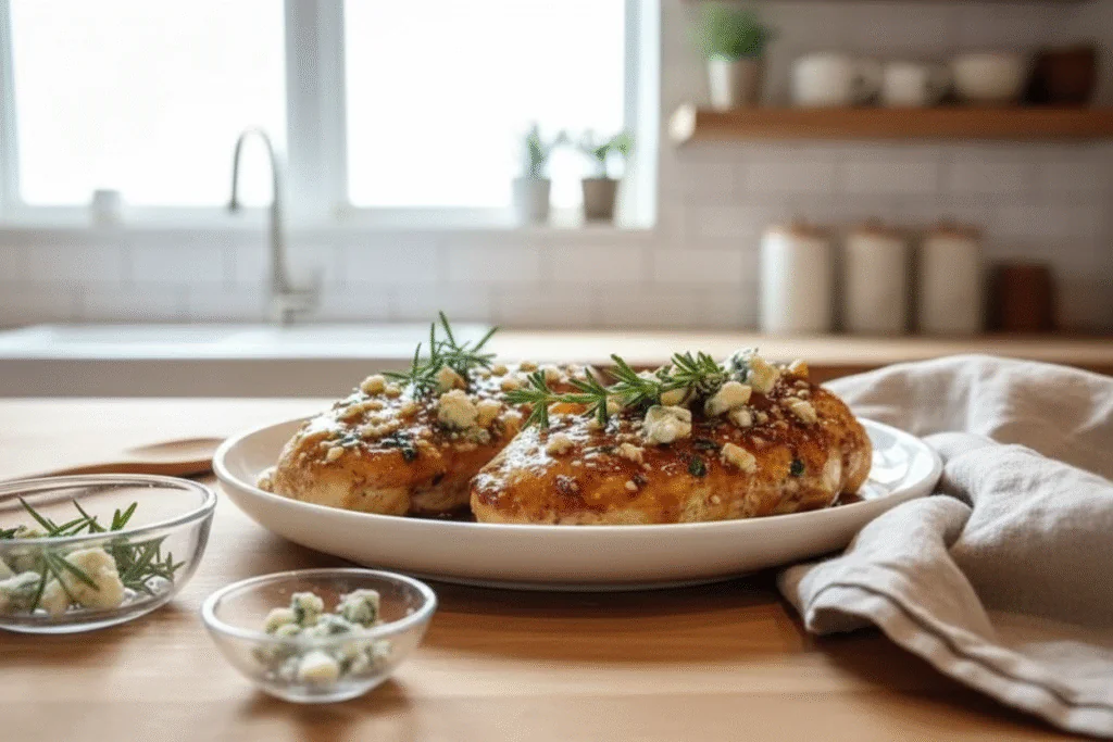 Hot Honey Feta Hähnchen Rezept – Süß-Scharfer Genuss in 30 Minuten rezept