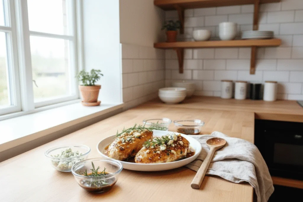 Hot Honey Feta Hähnchen Rezept – Süß-Scharfer Genuss in 30 Minuten rezept