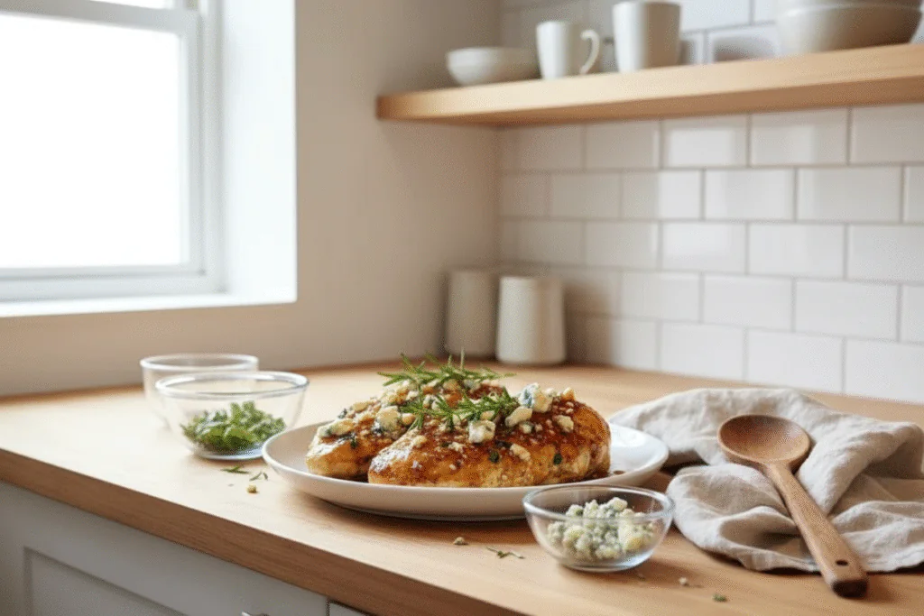 Hot Honey Feta Hähnchen Rezept – Süß-Scharfer Genuss in 30 Minuten rezept