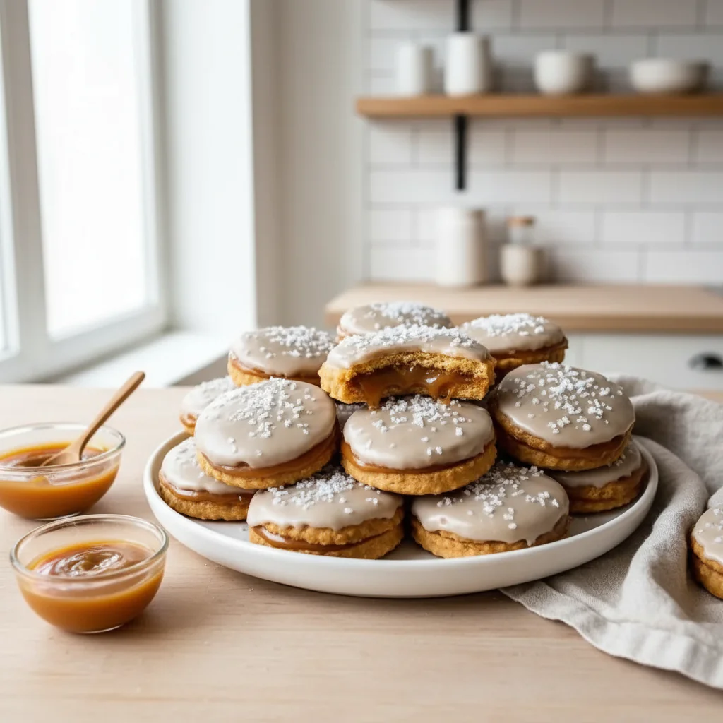 Karamell Ritz Cracker Kekse – Süß-Salzige Weihnachtsplätzchen in 30 Minuten