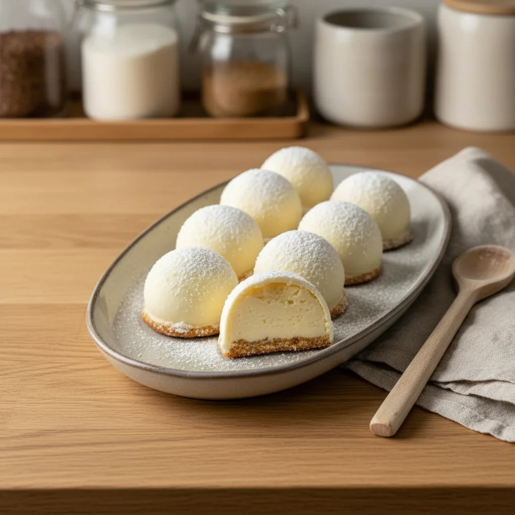 Käsekuchen Kugeln Rezept Einfach – No-Bake Snack in 45 Min rezept