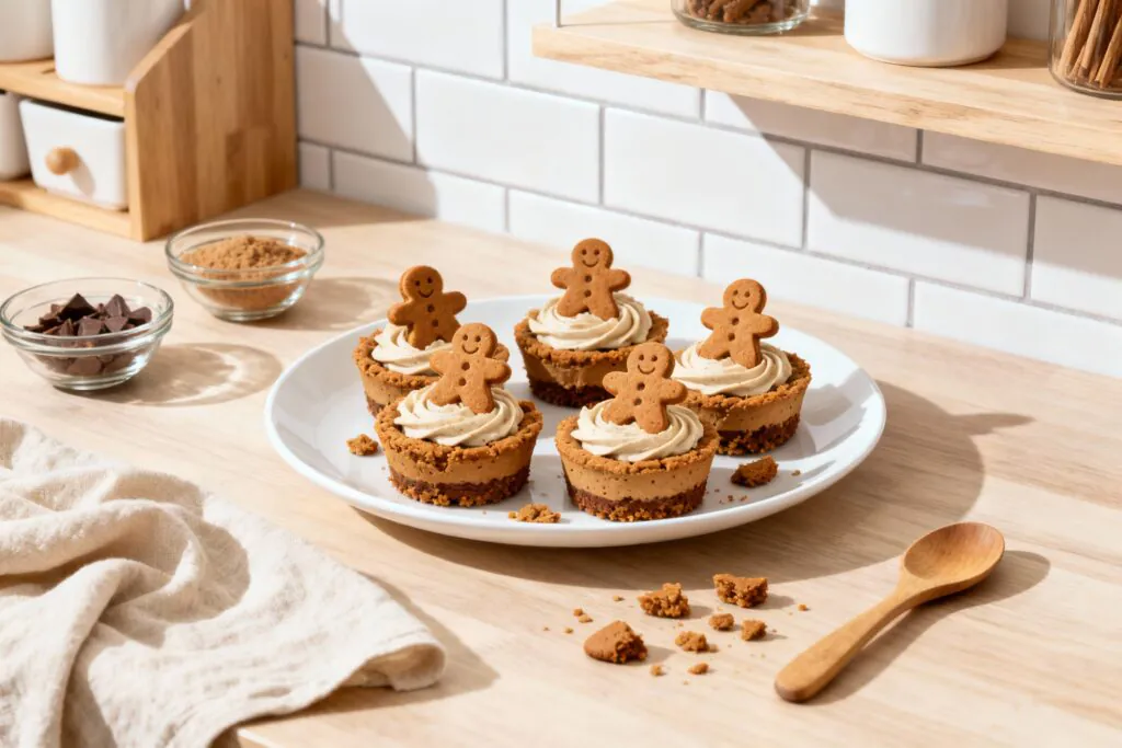 No-Bake Lebkuchen Käsekuchen im Glas – Das schnellste Weihnachts-Dessert rezept