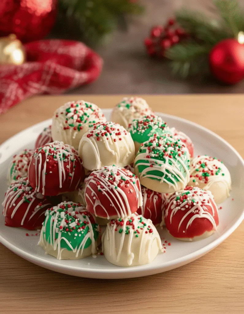 No-Bake Weihnachts-Cheesecake-Bites – Festlich, Schnell & Ohne Ofen