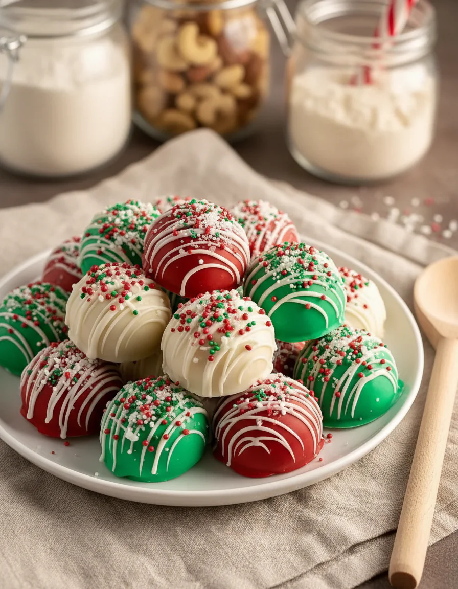 No-Bake Weihnachts-Cheesecake-Bites – Festlich, Schnell & Ohne Ofen