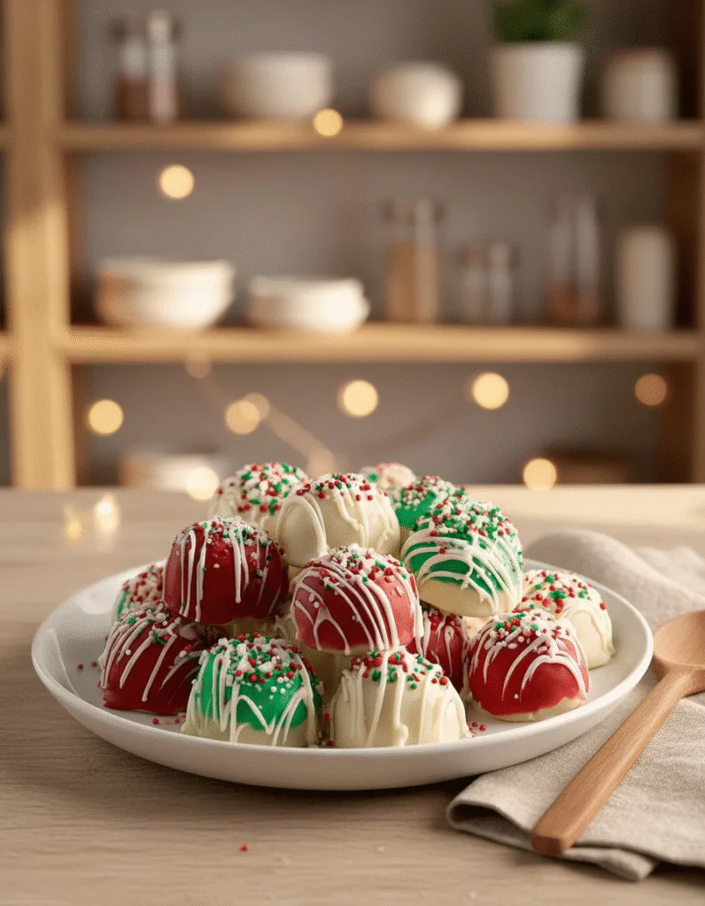 No-Bake Weihnachts-Cheesecake-Bites – Festlich, Schnell & Ohne Ofen