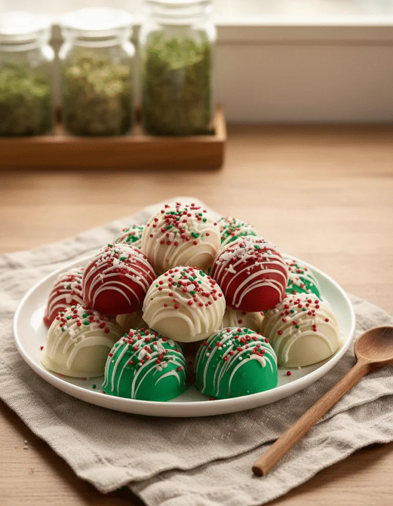 No-Bake Weihnachts-Cheesecake-Bites – Festlich, Schnell & Ohne Ofen