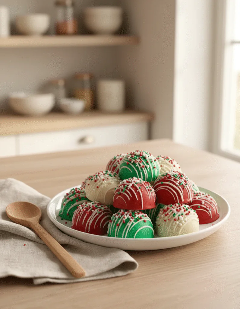 No-Bake Weihnachts-Cheesecake-Bites – Festlich, Schnell & Ohne Ofen