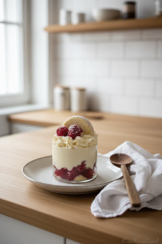 Vanillekipferl Dessert Rezept Einfach – Mit Himbeeren in 20 Min