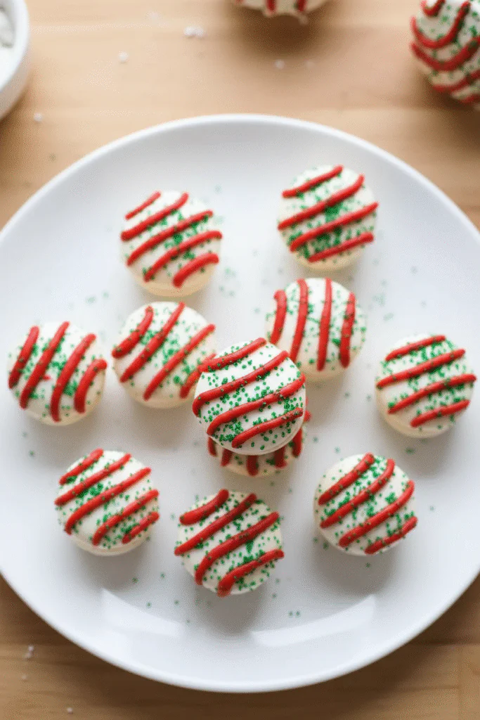 Weihnachtsbaum Macarons Rezept – Festliche Macarons mit Buttercreme-Füllung