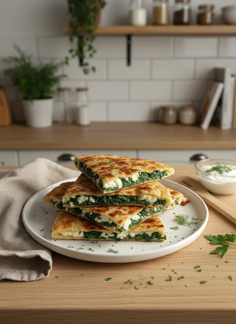 30 Minuten Spinat Feta Quesadillas Rezept – Schnell Vegetarisch Lecker