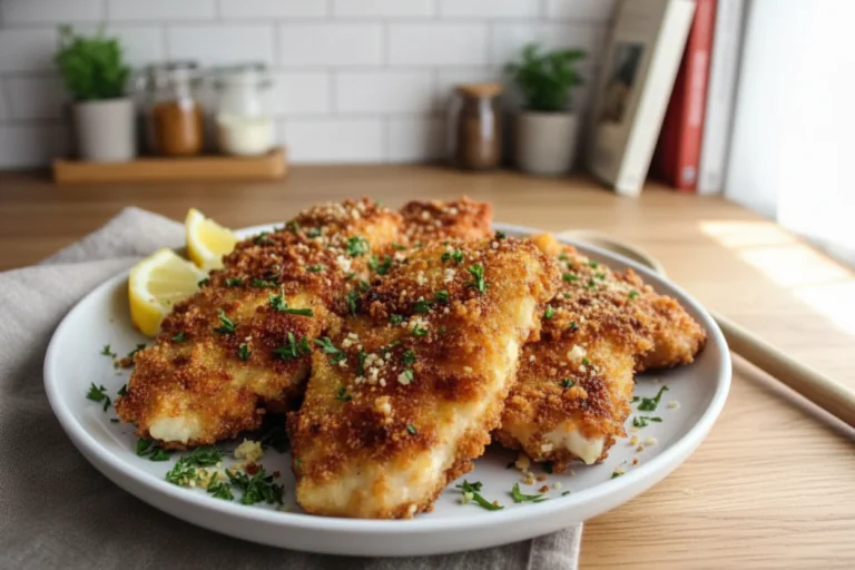 Airfryer Hähnchen mit Parmesan Kruste Rezept – Knusprig & einfach in 25 Minuten