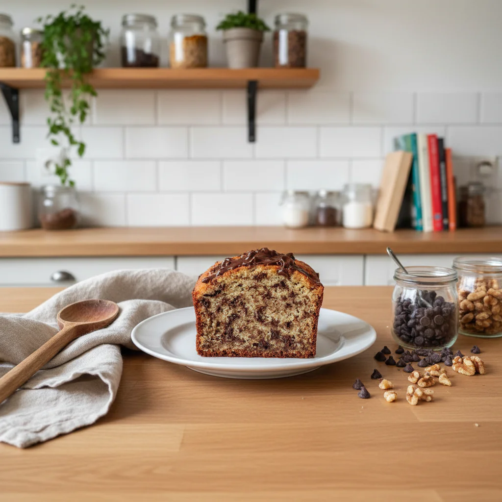 Bananenbrot mit Schokolade Rezept einfach – Saftig, schokoladig in 60 Min 11 Bananenbrot mit Schokolade Rezept einfach – Saftig, schokoladig in 60 Min