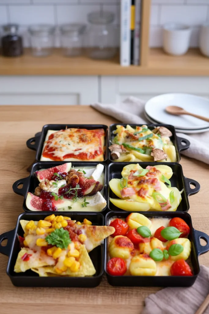 Brokkoli Raclette mit Hackfleisch Rezept – Gesunde Pfännchen in 20 Minuten