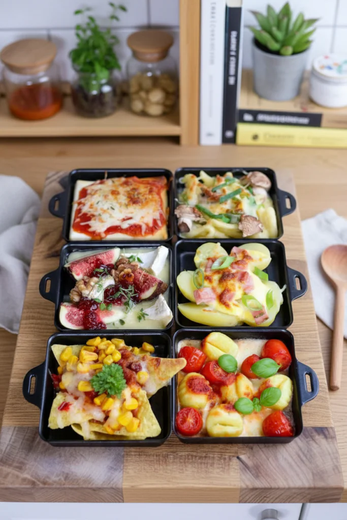 Brokkoli Raclette mit Hackfleisch Rezept – Gesunde Pfännchen in 20 Minuten