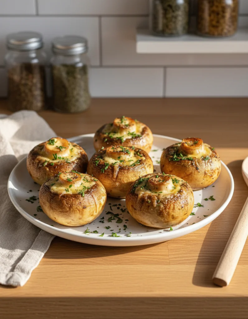 Champignons aus der Heißluftfritteuse Rezept – Knusprig & Aromatisch in 15 Minuten