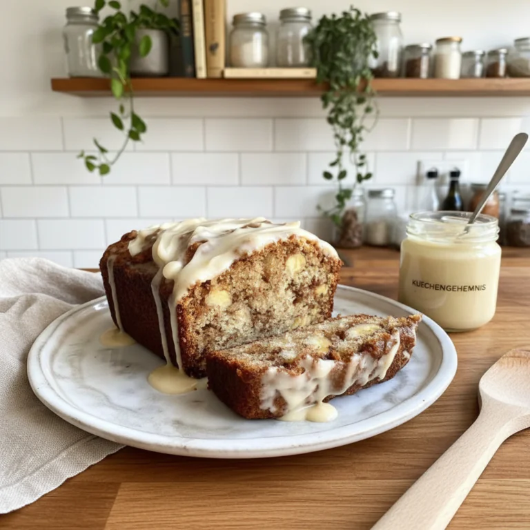 Cinnamon Roll Bananenbrot Rezept einfach – Zimtschnecken trifft Banane in 60 Min