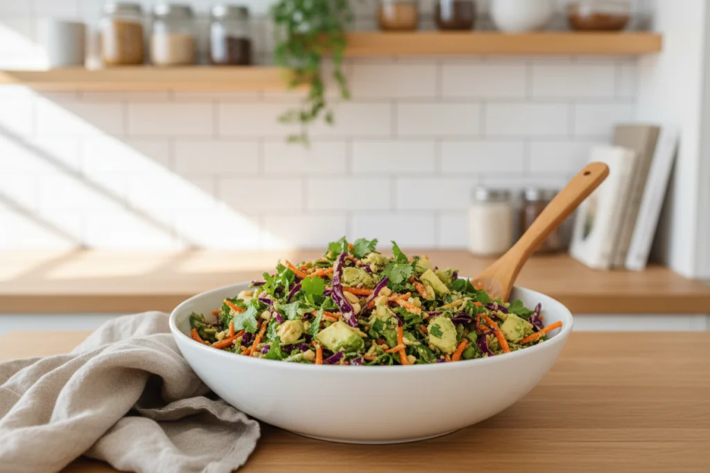 Erdnuss Knusper Salat Rezept – Einfach Lecker in 20 Min