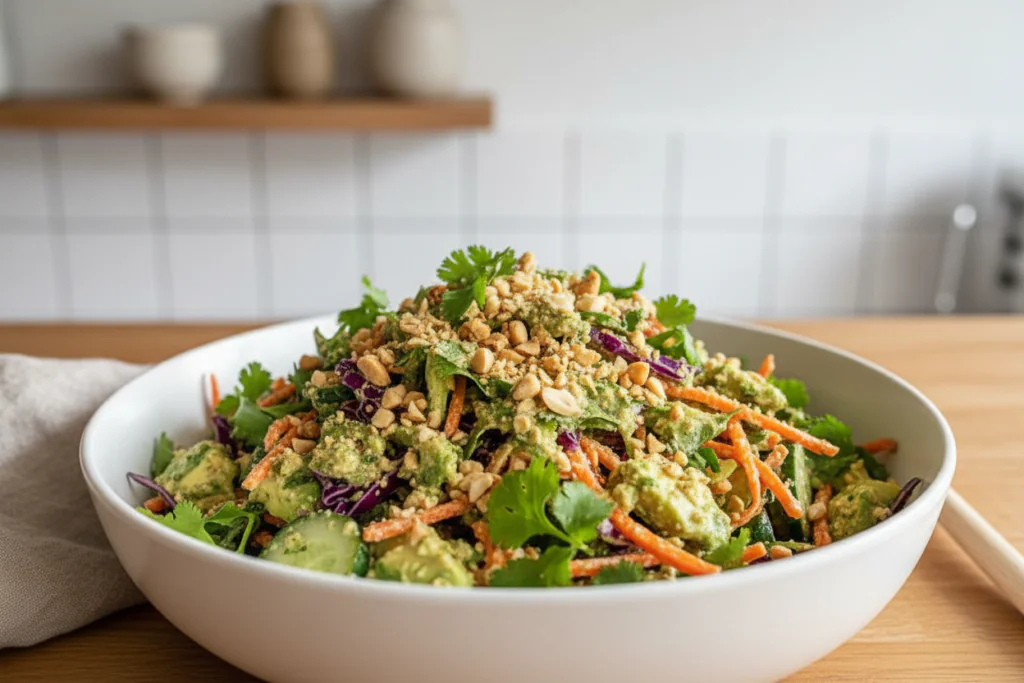 Erdnuss Knusper Salat Rezept – Einfach Lecker in 20 Min