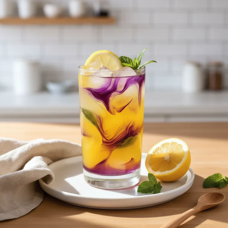 Farbwechselnde Limonade erfrischend und kreativ selbermachen