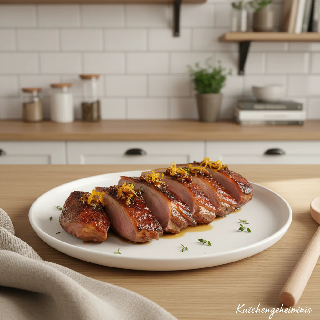 Gebratene Entenbrust mit Weihnachtsgewürzen Rezept – Festlicher Genuss