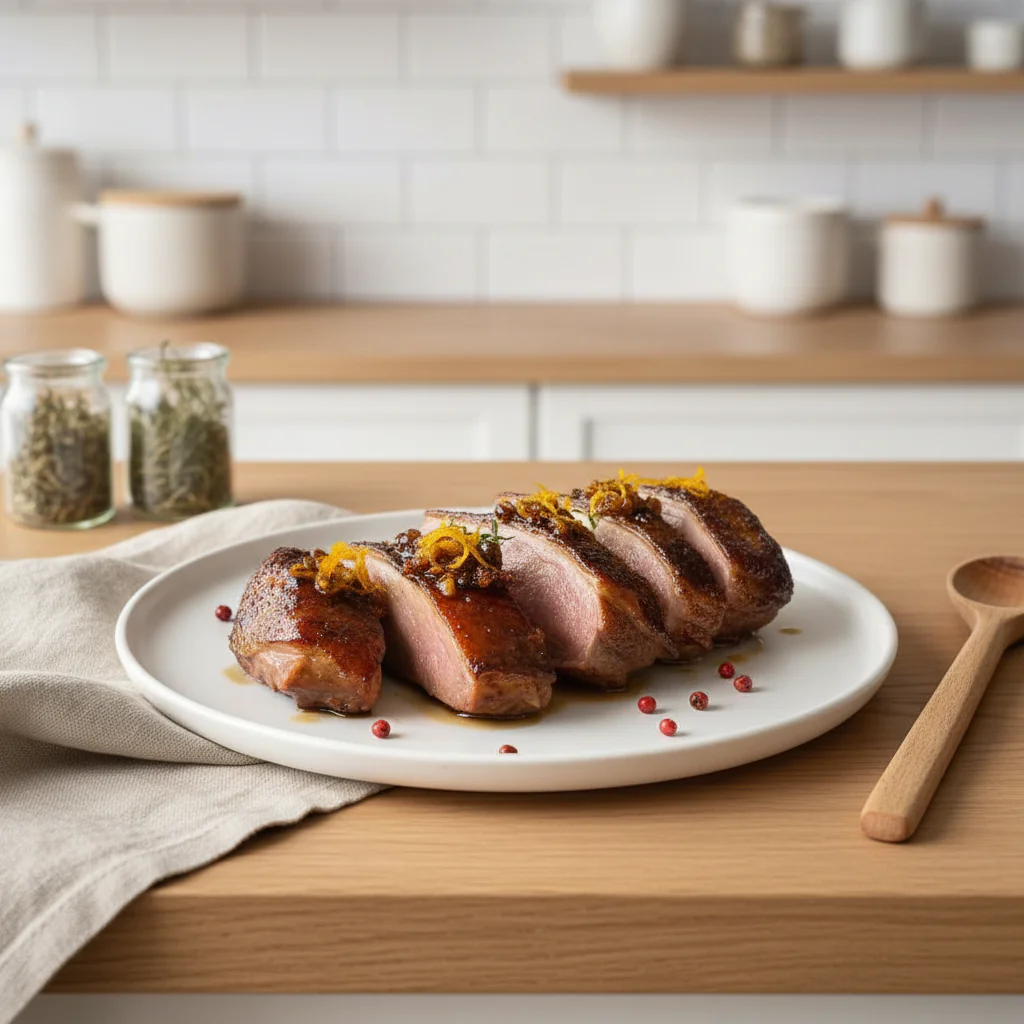 Gebratene Entenbrust mit Weihnachtsgewürzen Rezept – Festlicher Genuss