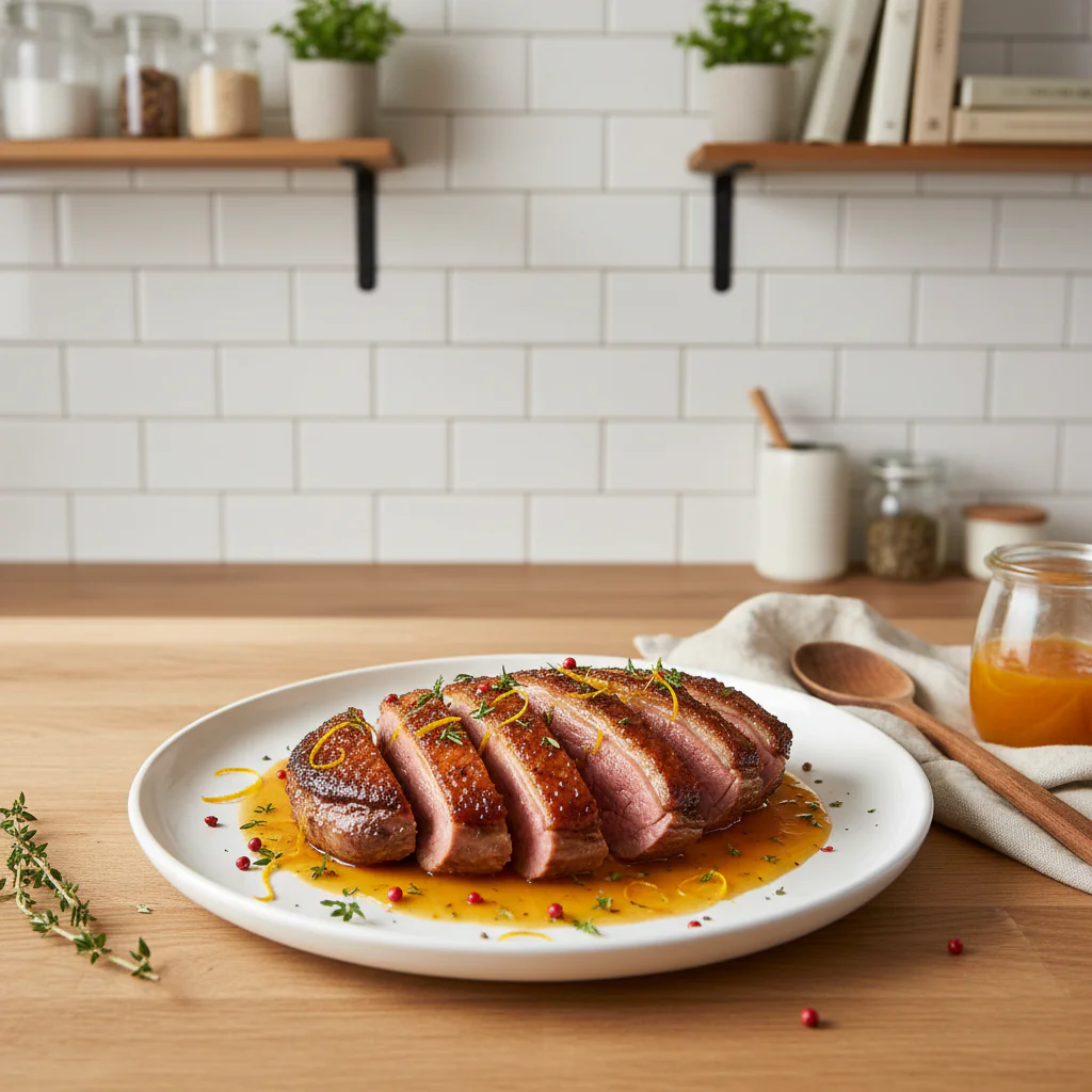 Gebratene Entenbrust mit Weihnachtsgewürzen Rezept – Festlicher Genuss