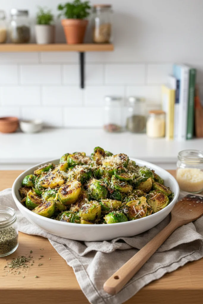 Gebratener Rosenkohl mit Parmesan – Schnell & Lecker Rezept