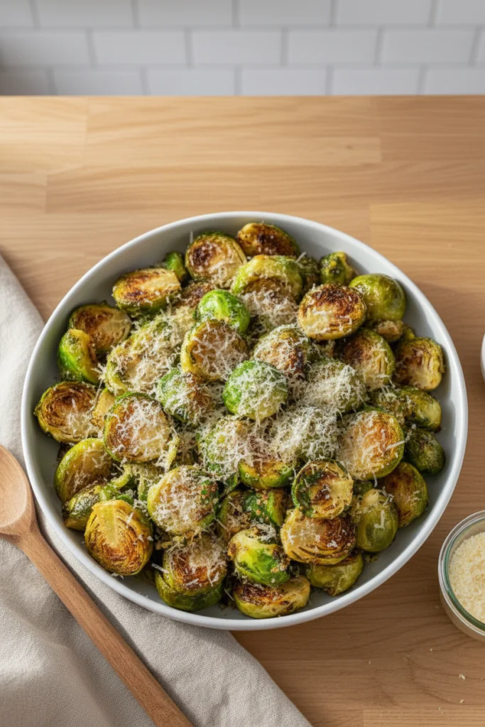 Gebratener Rosenkohl mit Parmesan – Schnell & Lecker Rezept