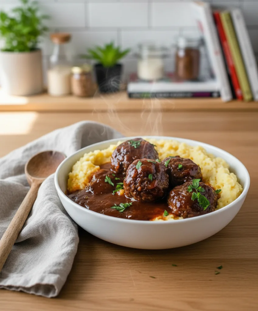 Geschmorte Rinder Fleischbällchen Rezept – Einfach Zart in 45 Min