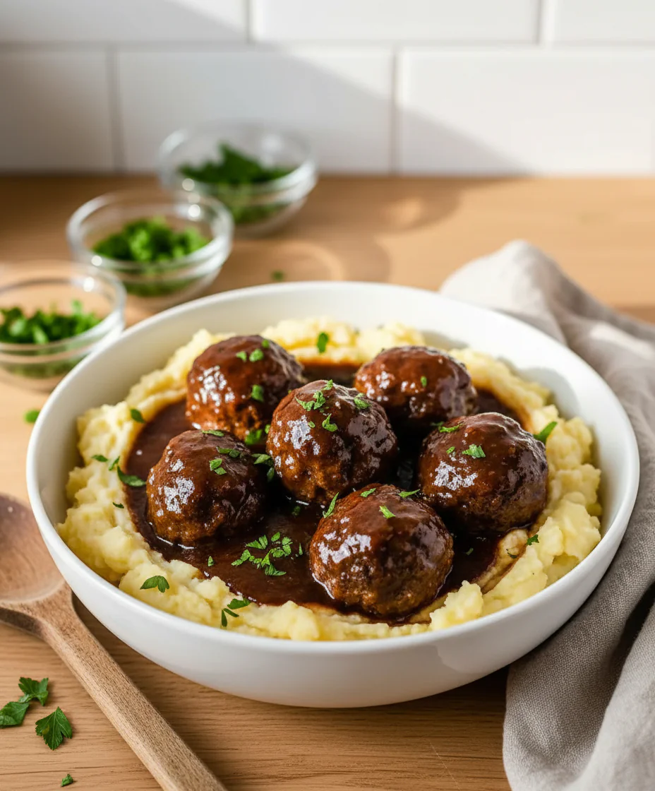 Geschmorte Rinder Fleischbällchen Rezept – Einfach Zart in 45 Min
