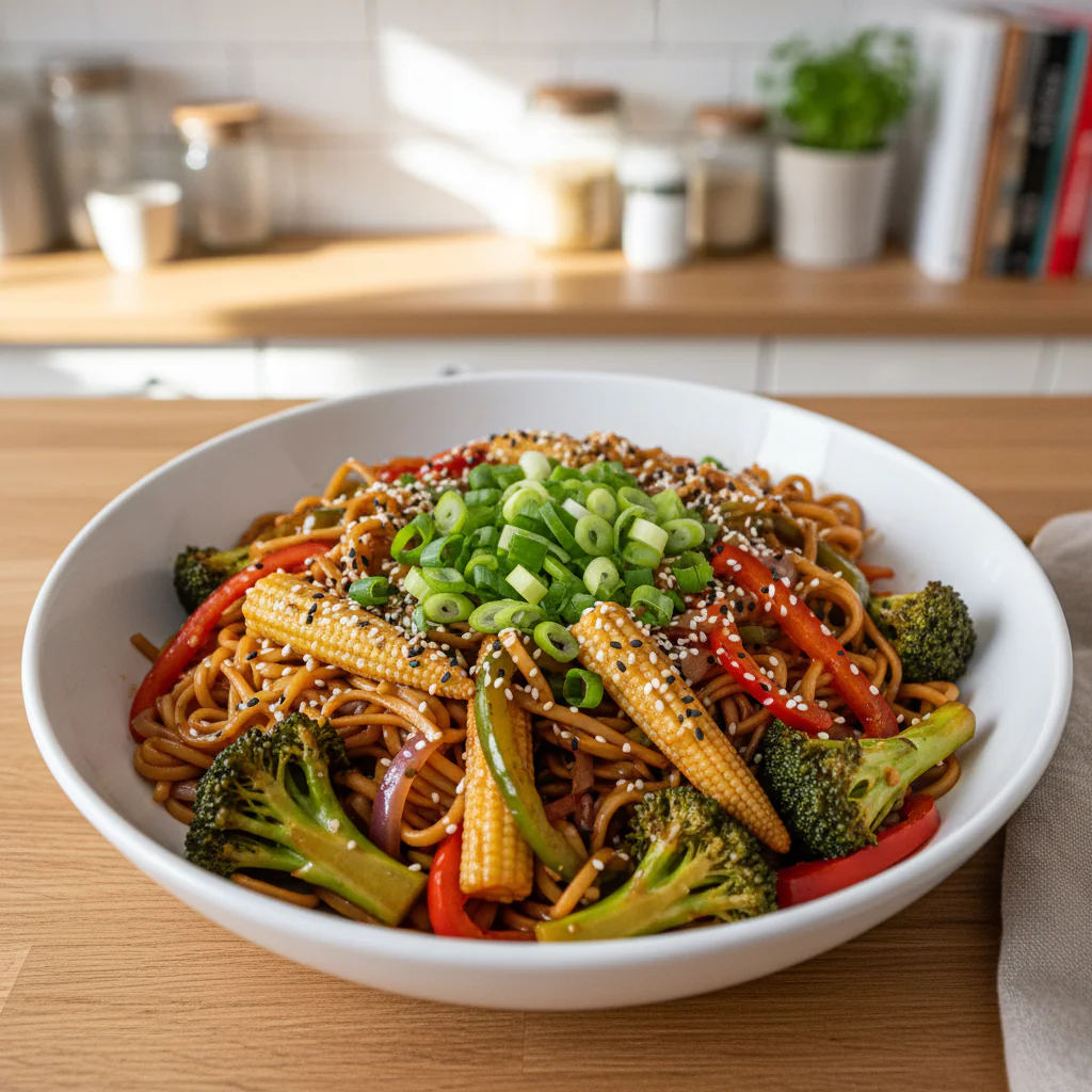 Hähnchen Teriyaki Nudeln Rezept – Schnell Einfach & Lecker 30 Min