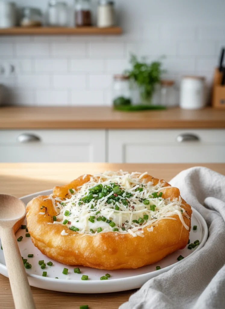 Heißluftfritteuse Lángos Rezept – Knusprig & Lecker