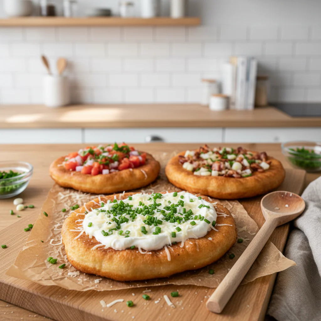 Heißluftfritteuse Lángos Rezept – Knusprig & Lecker