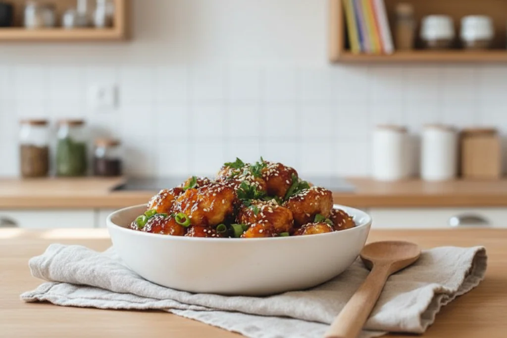 Honig Sesam Chicken einfach Rezept