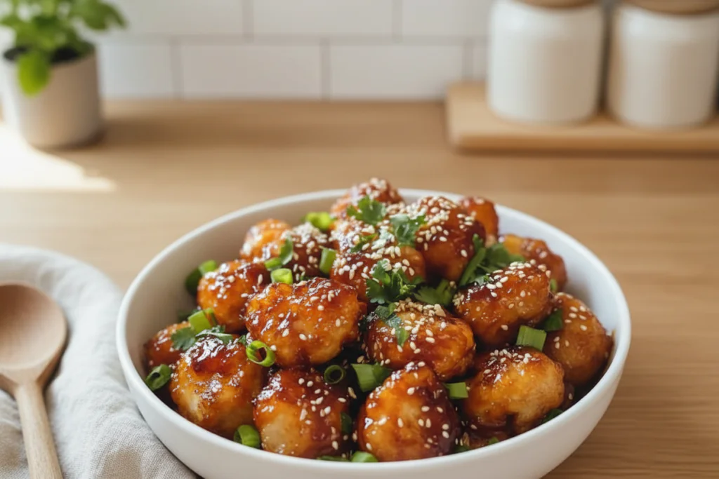 Honig Sesam Hühnchen einfaches Rezept