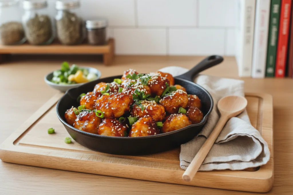 Honig Sesam Hühnchen einfaches Rezept