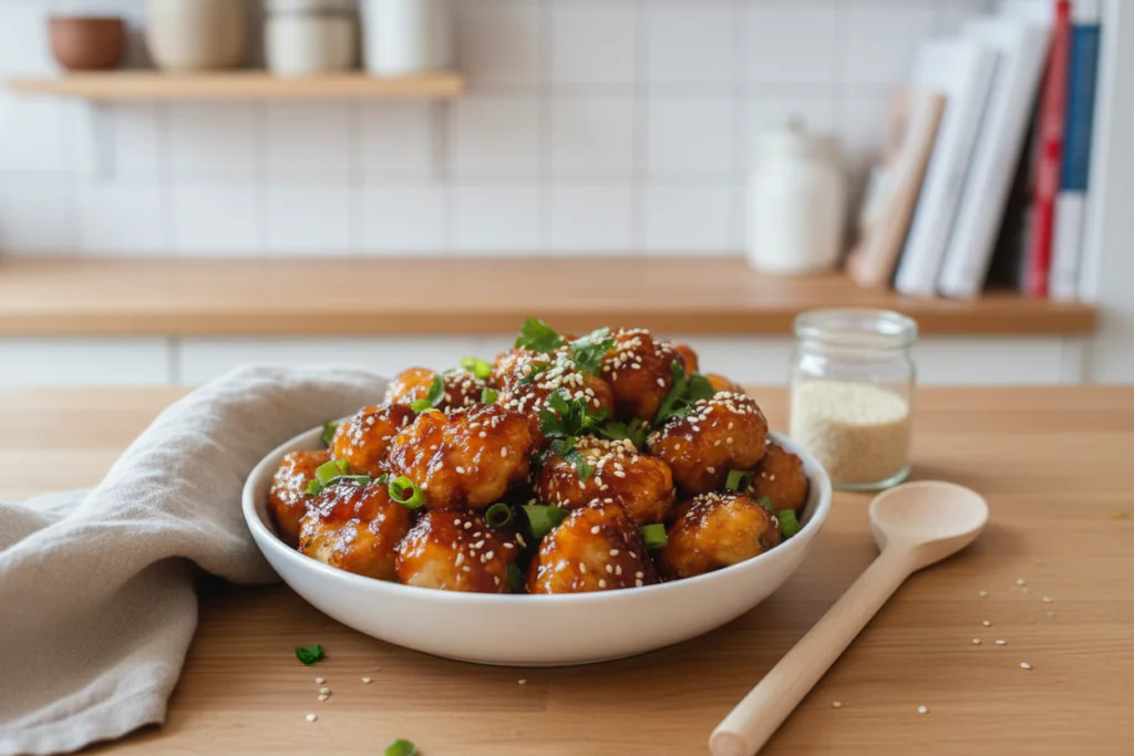 Honig Sesam Hühnchen einfaches Rezept