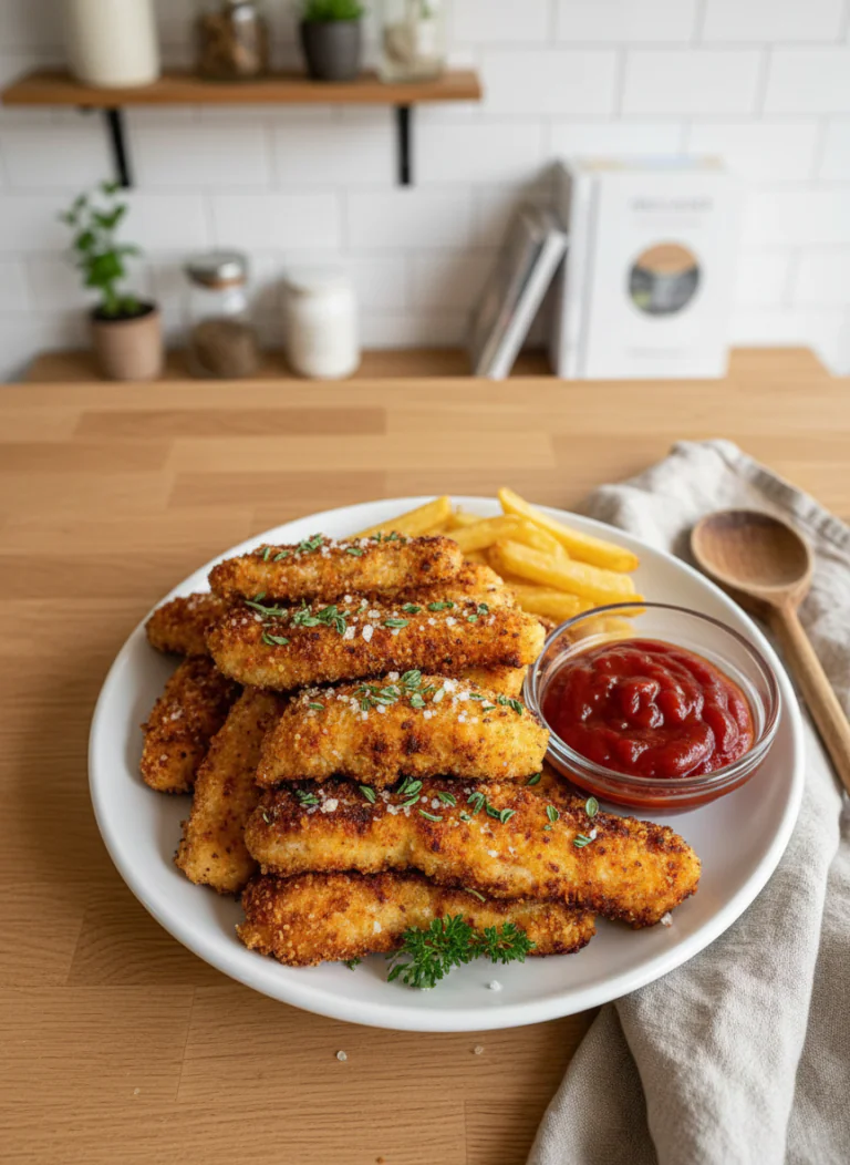 generate for me an image of the same recipe at my kitchen details. NB: very very close up image from high top shot