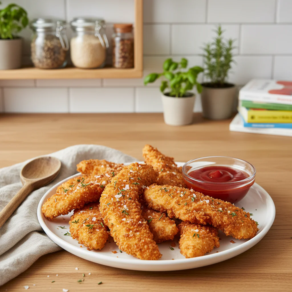 Knusprige Hähnchenstreifen Airfryer Rezept – Schnell & Lecker in 20 Minuten