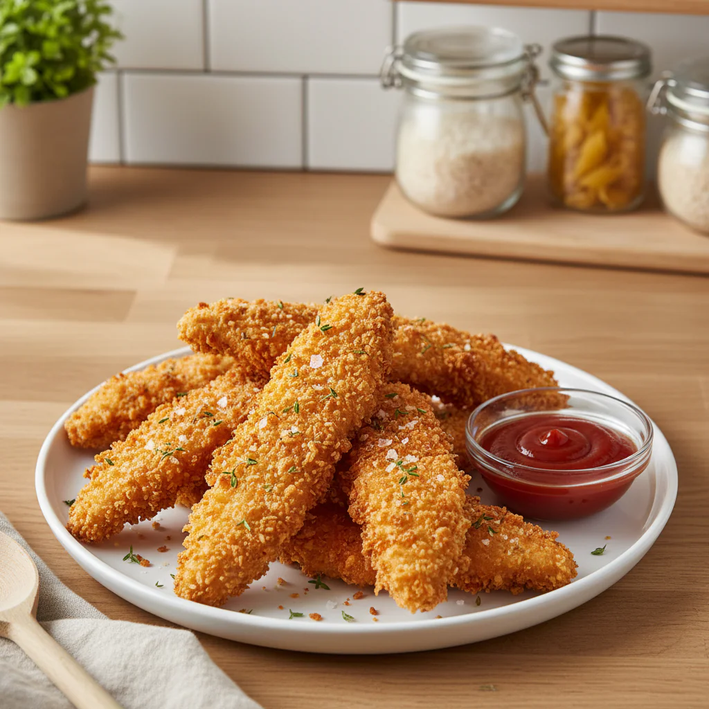 generate for me an image of the same recipe at my kitchen details. NB: very very close up image from high top shot