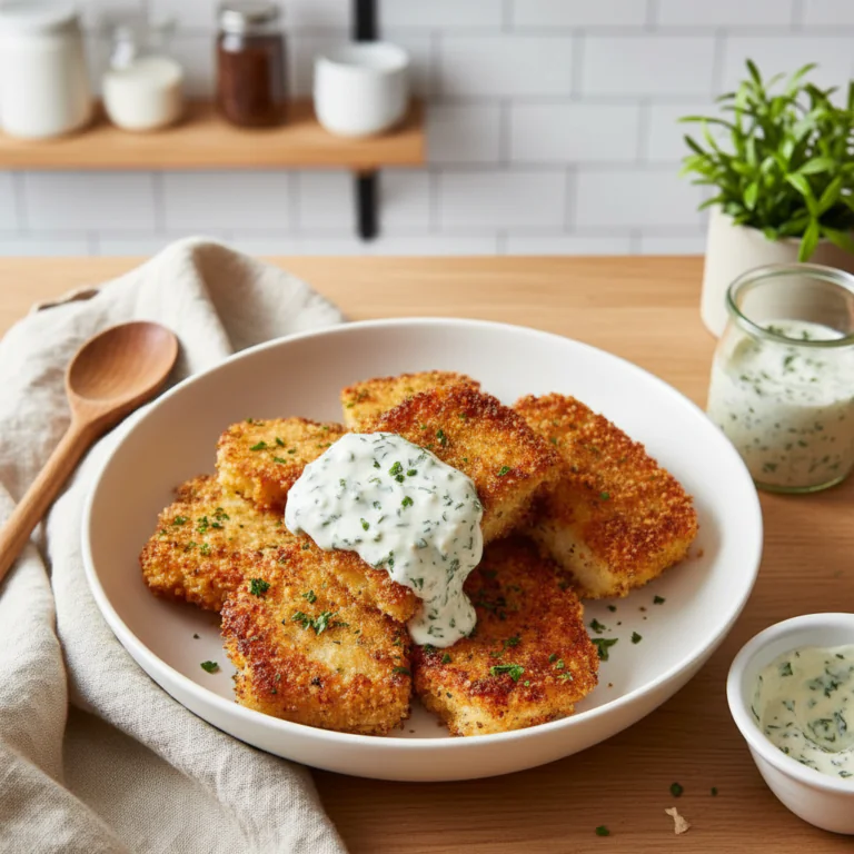 Knusprige Kohlrabi Airfryer Schnitzel Rezept – Vegetarisch einfach in 38 Minuten