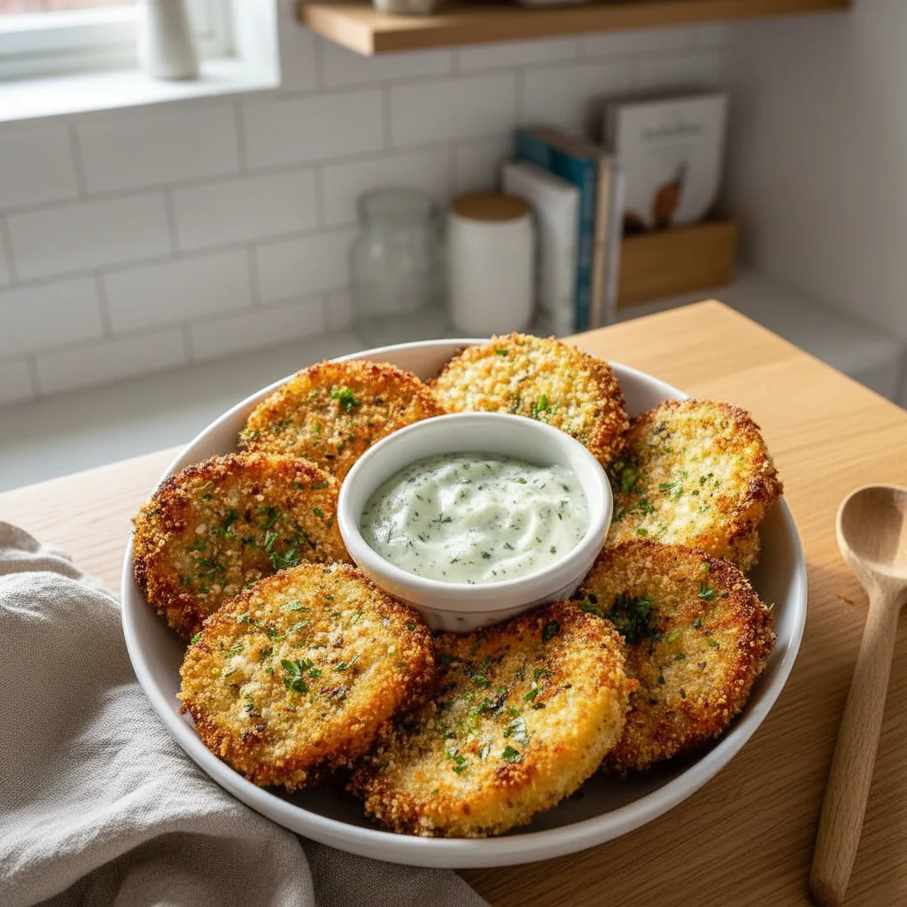 Knusprige Kohlrabi Airfryer Schnitzel Rezept – Vegetarisch einfach in 38 Minuten