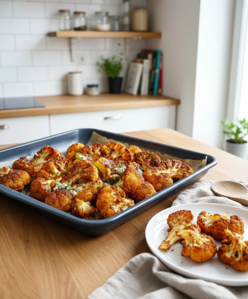 Knuspriger Blumenkohl aus dem Ofen Rezept – Einfach Lecker