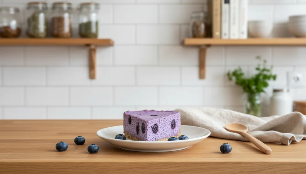 No Bake Blaubeer Chia Pie Rezept – Einfach Gesund in 20 Min