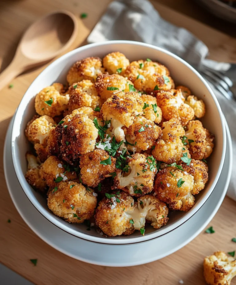 Panierter Blumenkohl Airfryer Rezept einfach